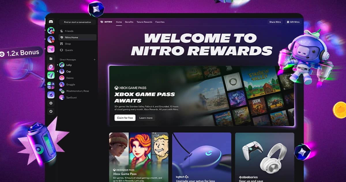 Discord Nitro agora vem com Xbox Game Pass: a nova era dos superpacotes digitais