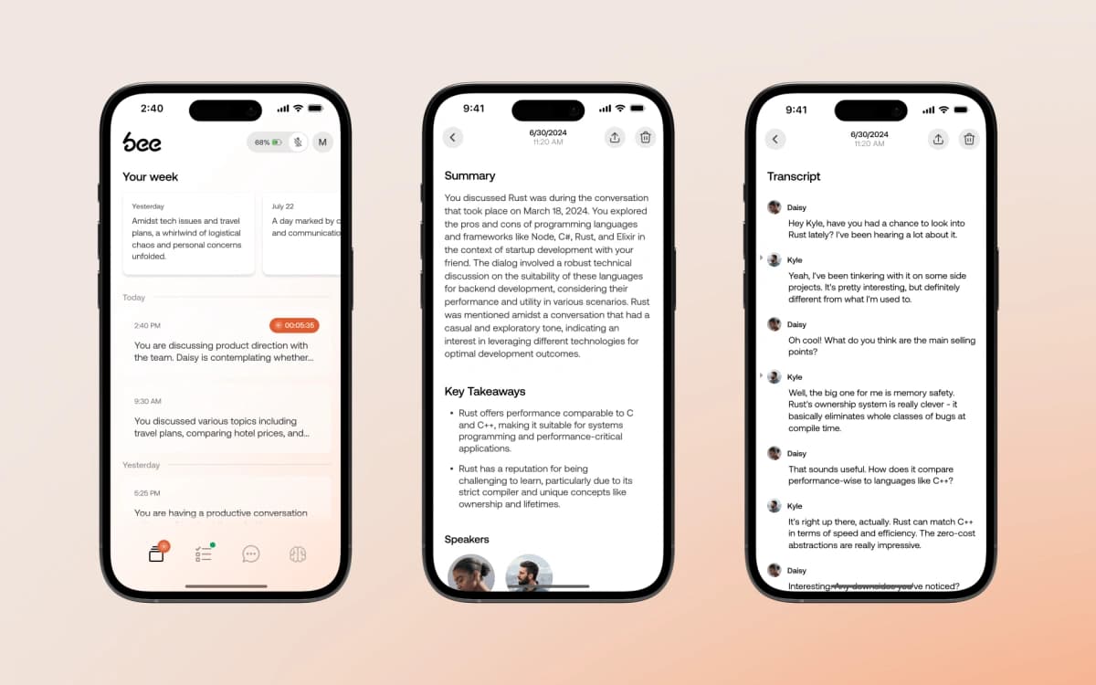 Amazon Bee: o wearable da Amazon que grava suas conversas e as transforma em resumos de IA