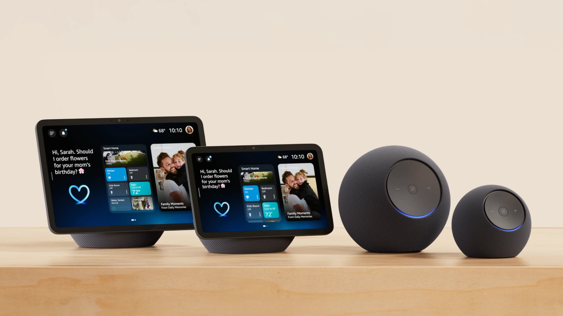 Família de dispositivos Amazon Echo