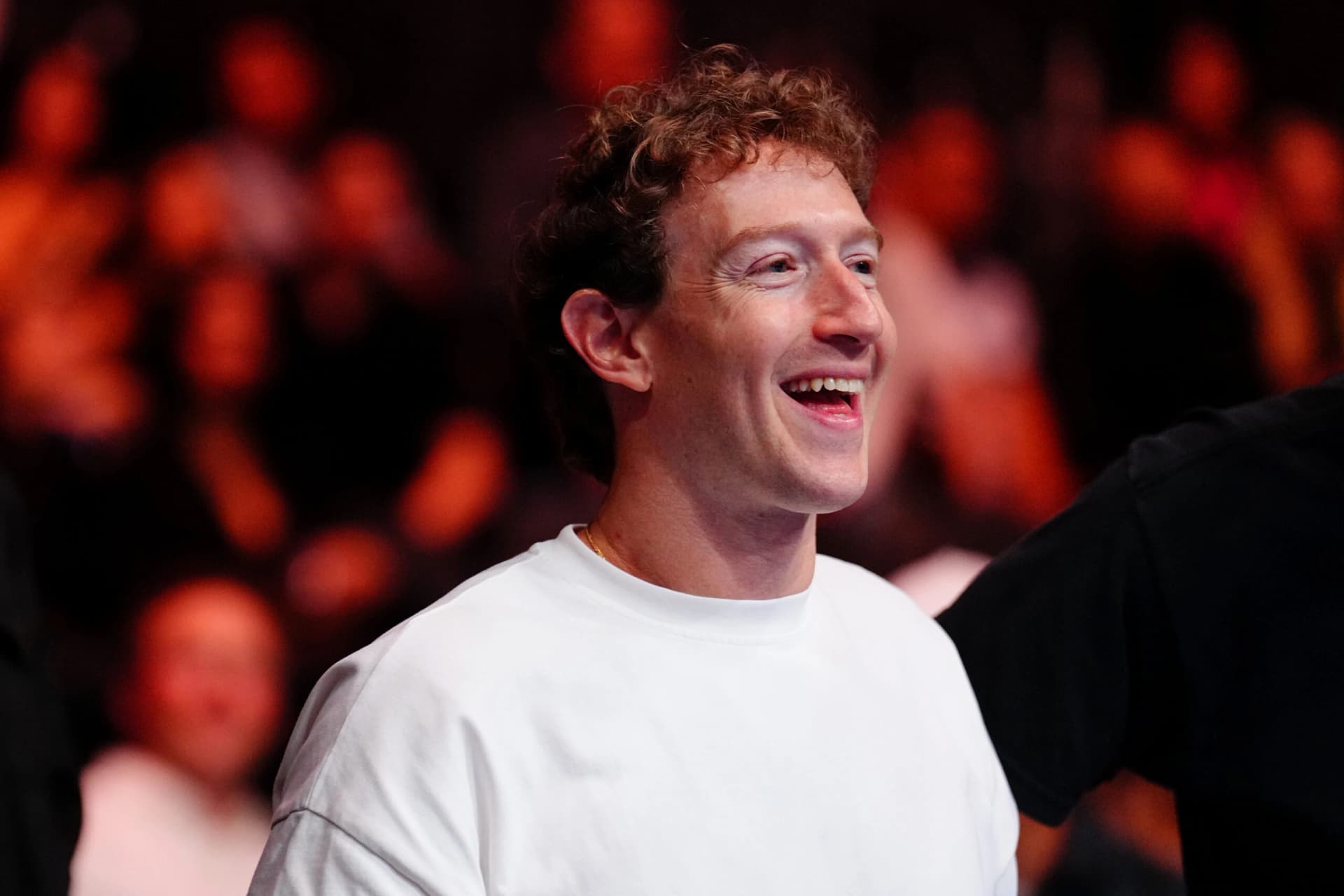 Mark Zuckerberg durante apresentacao da Meta sobre inteligencia artificial