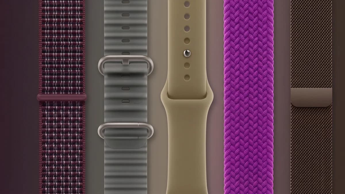 Conceito de pulseira fitness da Apple sem tela, com sensores para saúde e exercícios