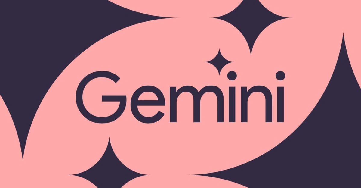 Ilustração do Google Gemini em fundo tecnológico