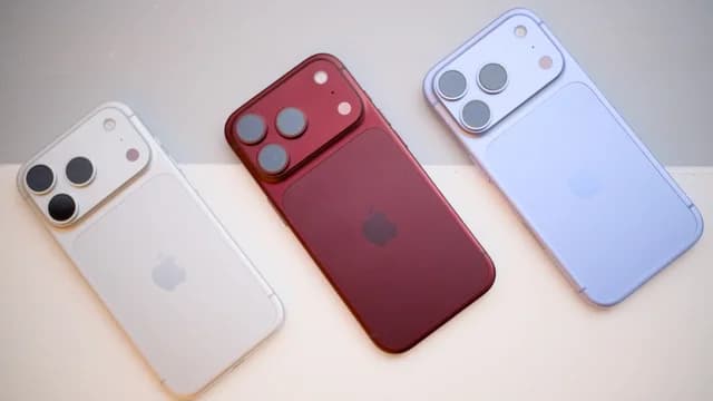 iPhone 18 Pro em quatro cores ao lado do iPhone 18 Pro Max sobre fundo branco