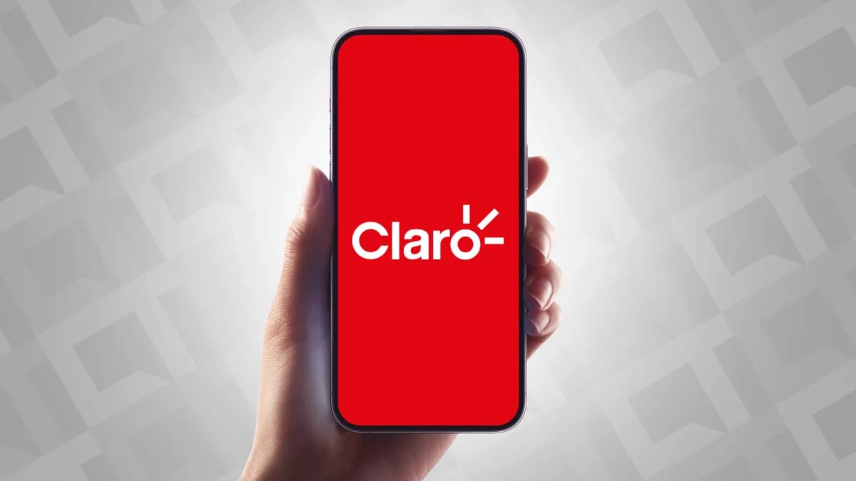 iPhone mostrando o aplicativo Mensagens com RCS da Claro