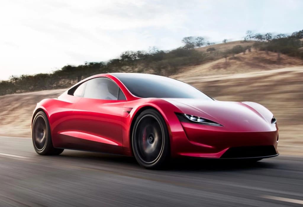 Tesla Roadster de segunda geração com propulsores SpaceX