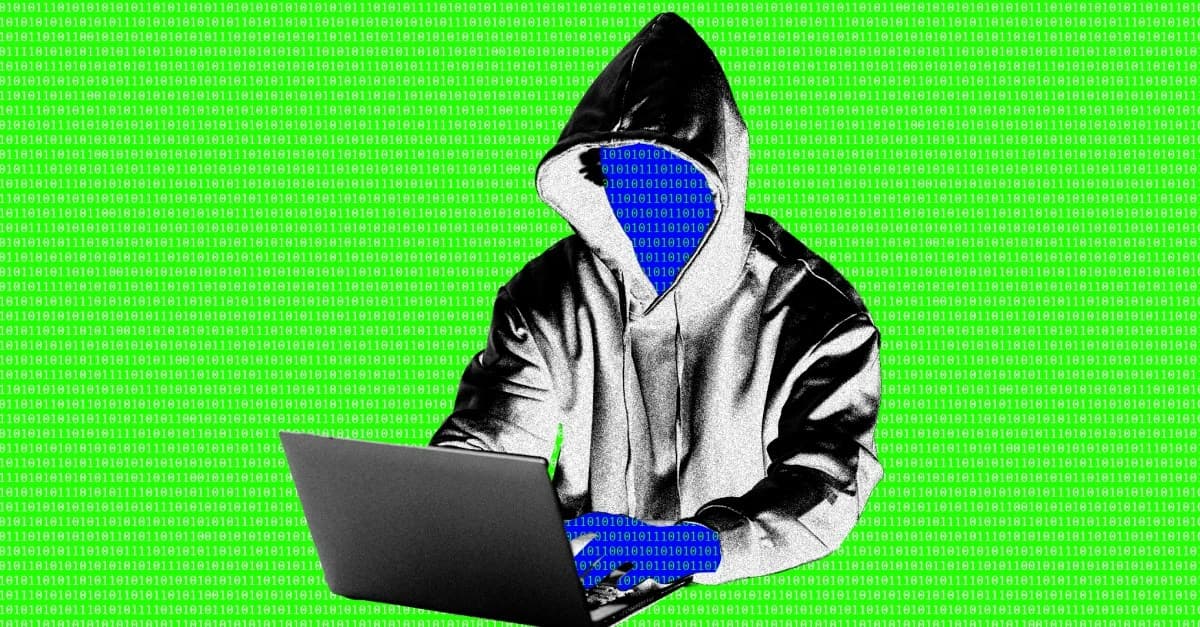 Ilustração de agentes de inteligência artificial envolvidos em ataques cibernéticos
