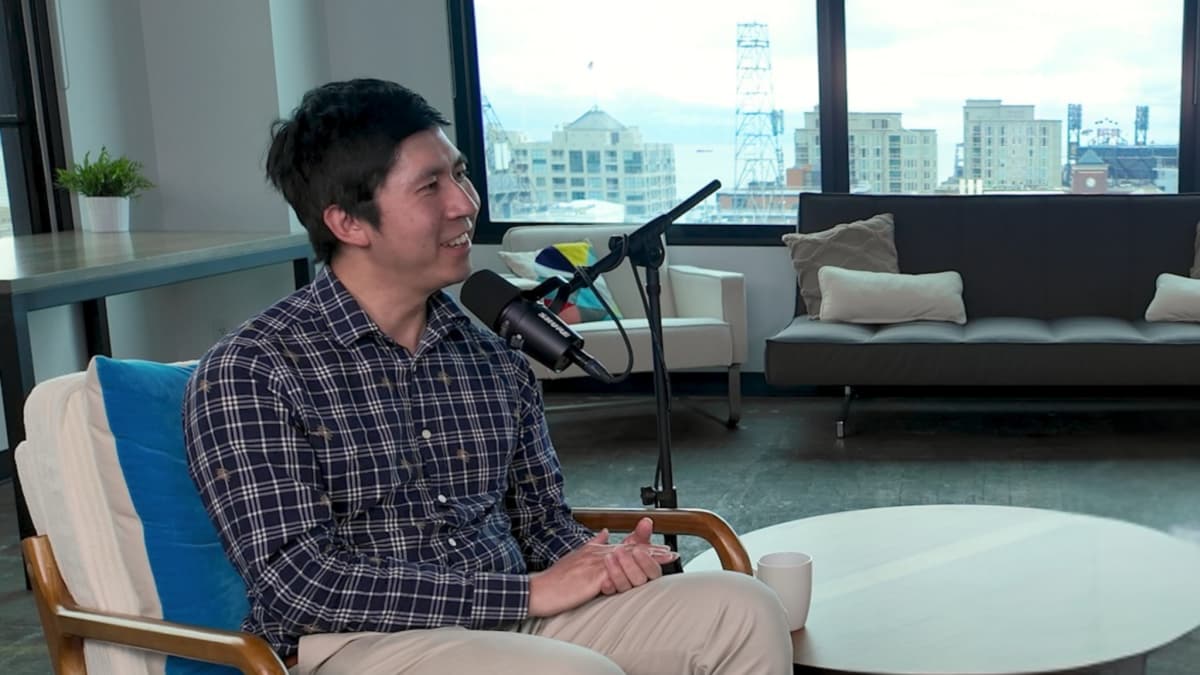 Andrew Dai, CEO da Elorian, apresenta o modelo visual Glimpse