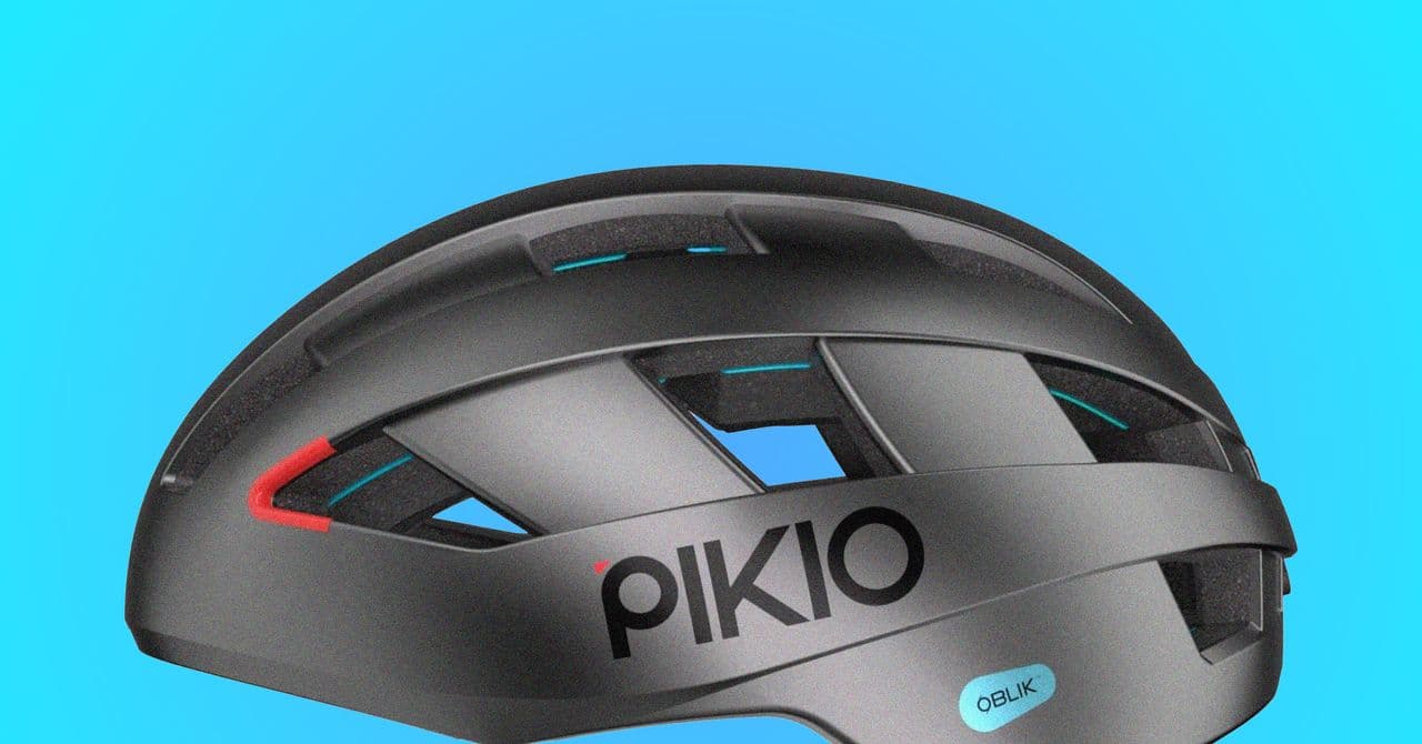 Capacete de ciclismo Pikio Si com o sistema de proteção Oblik.