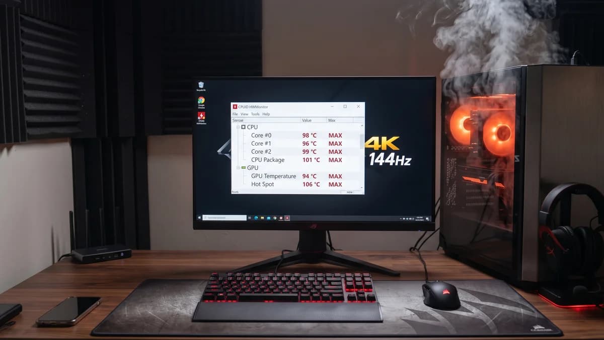 Aplicativos de monitoramento de temperatura e desempenho de componentes de um PC