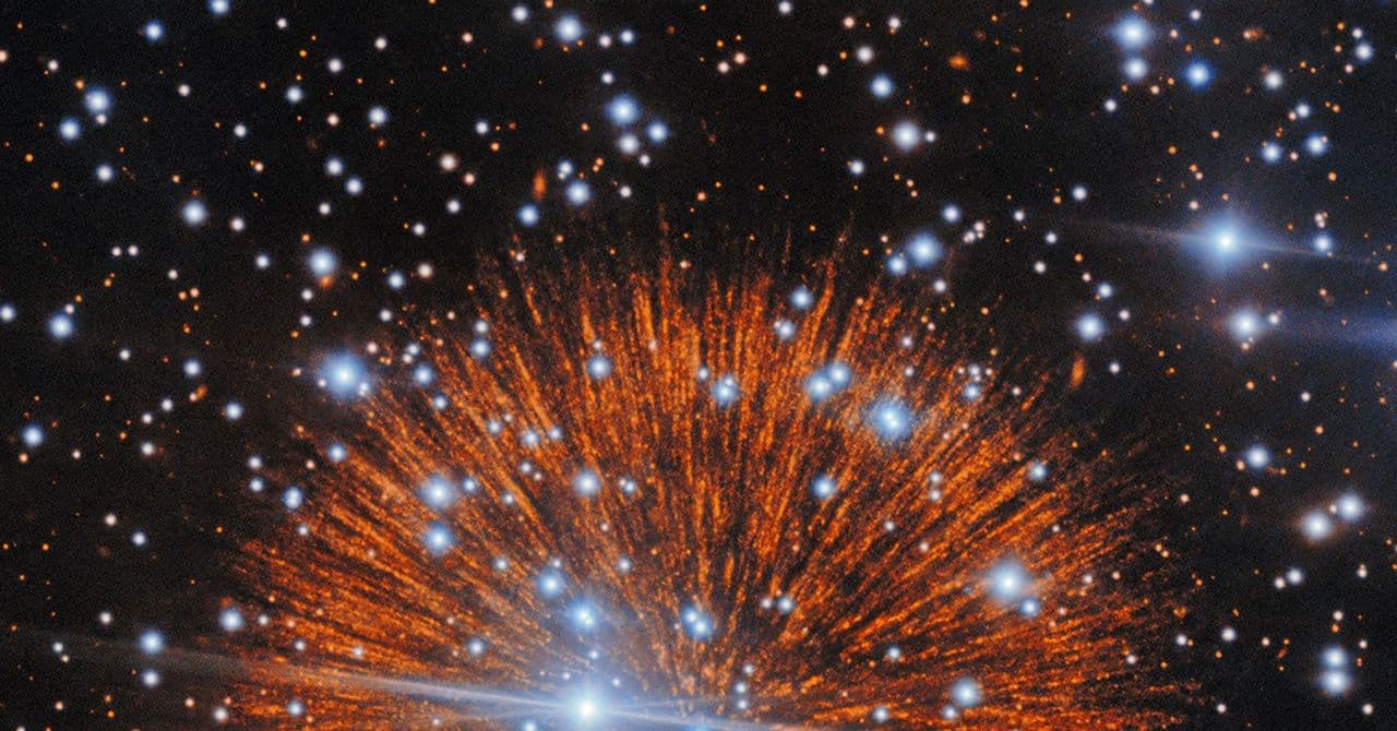 Imagem em alta definição da nebulosa Pa 30, remanescente de uma supernova.