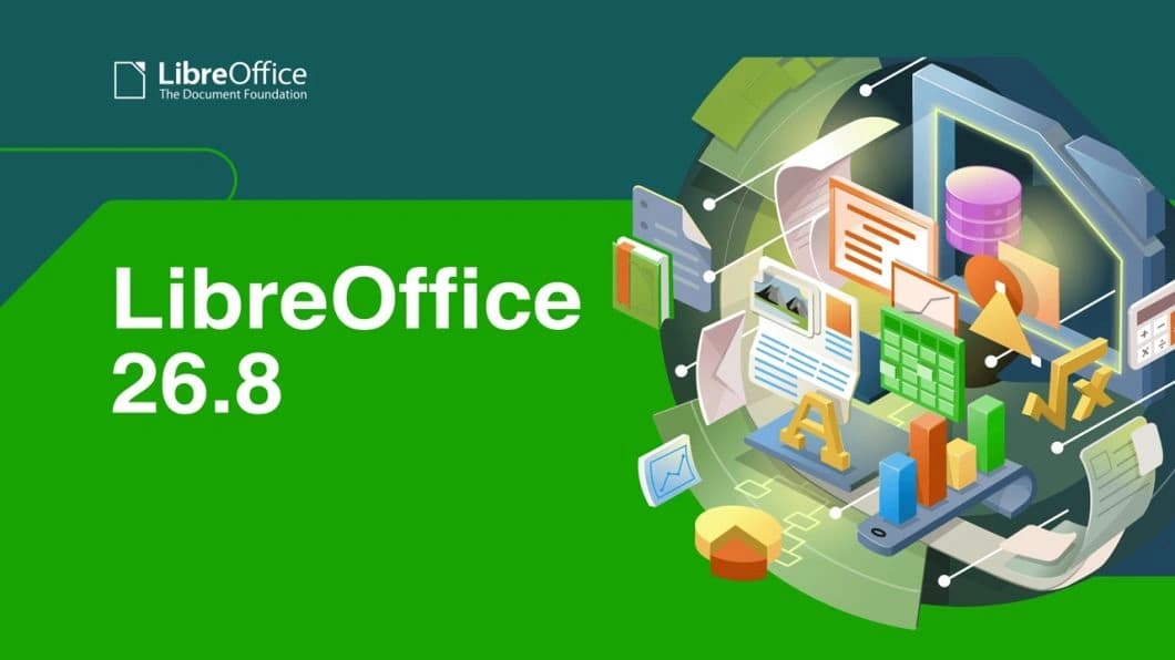 Imagem promocional do LibreOffice 26.8