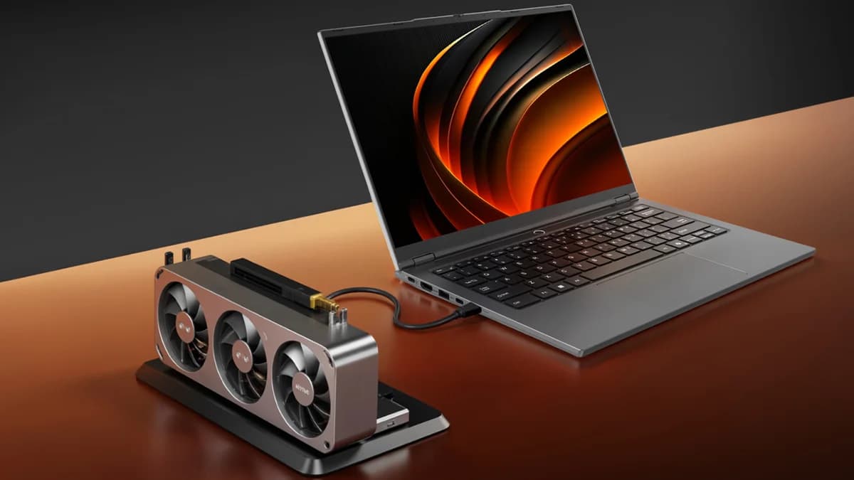 Lenovo lança notebook acessível com suporte a GPU externa via OCuLink