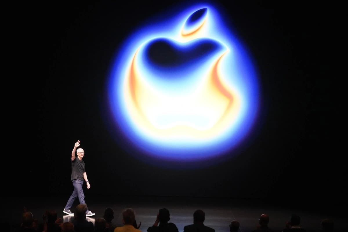Apple CEO Tim Cook em evento de produto da Apple