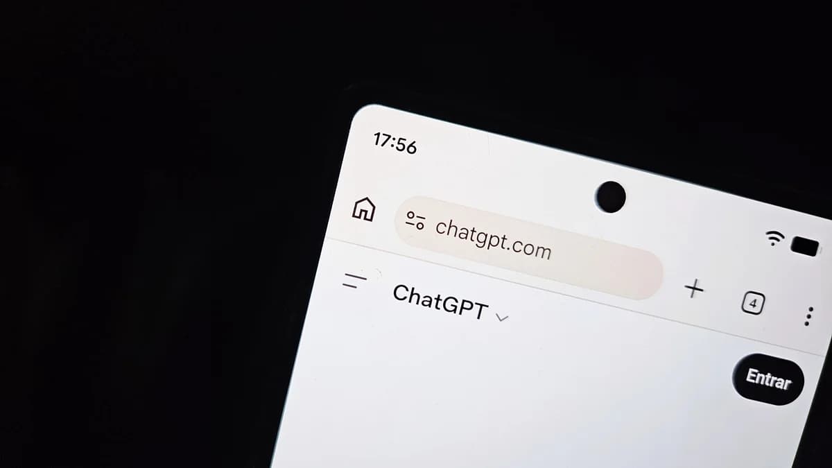 Interface do site do ChatGPT usada para ilustrar o recurso de memória.