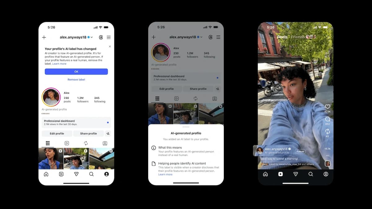 Instagram limita perfis gerados por IA