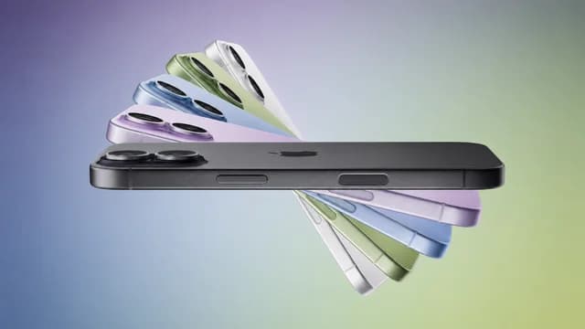 iPhone da Apple sobre fundo escuro