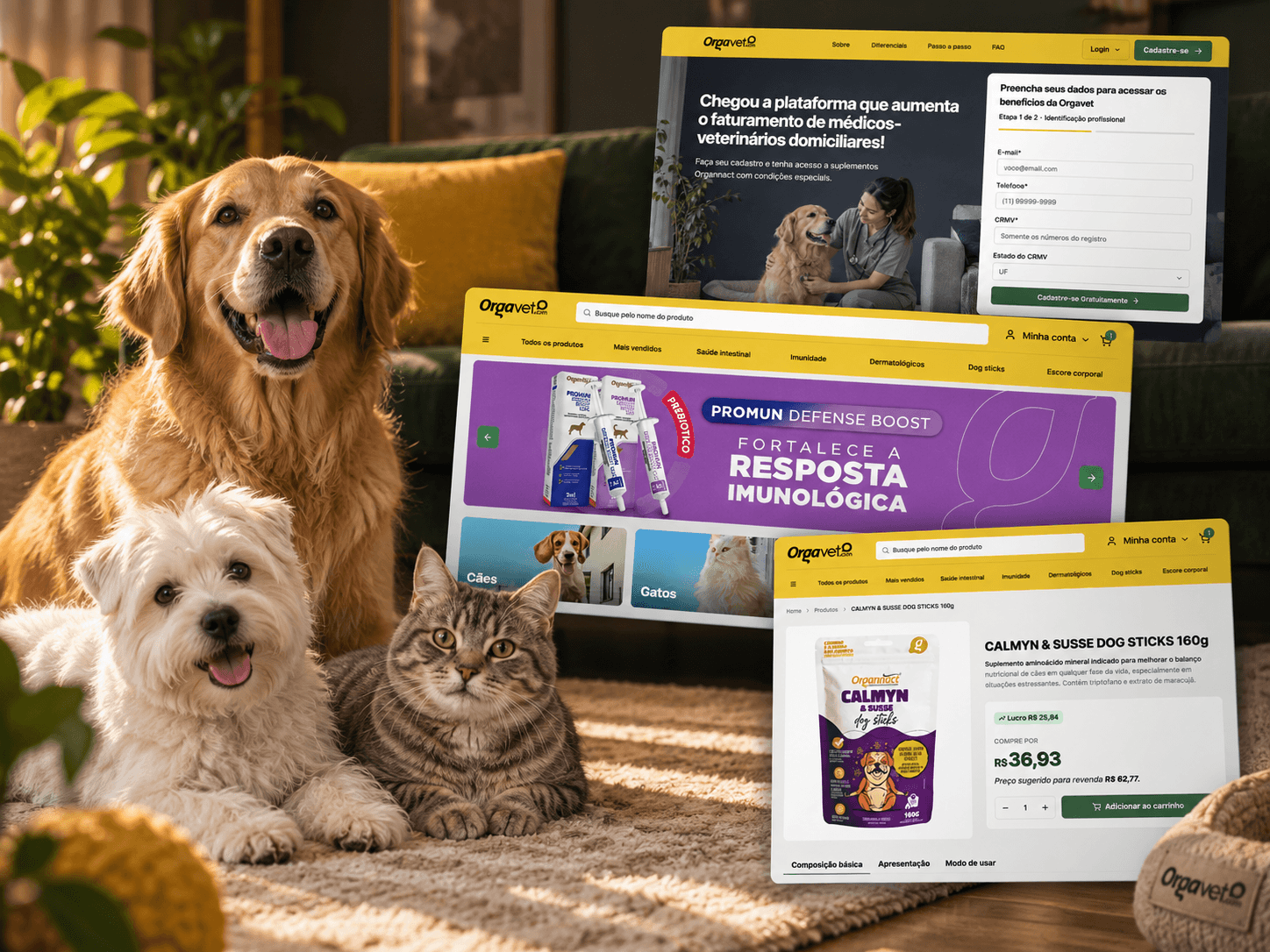 O marketplace que conecta veterinário e distribuidor