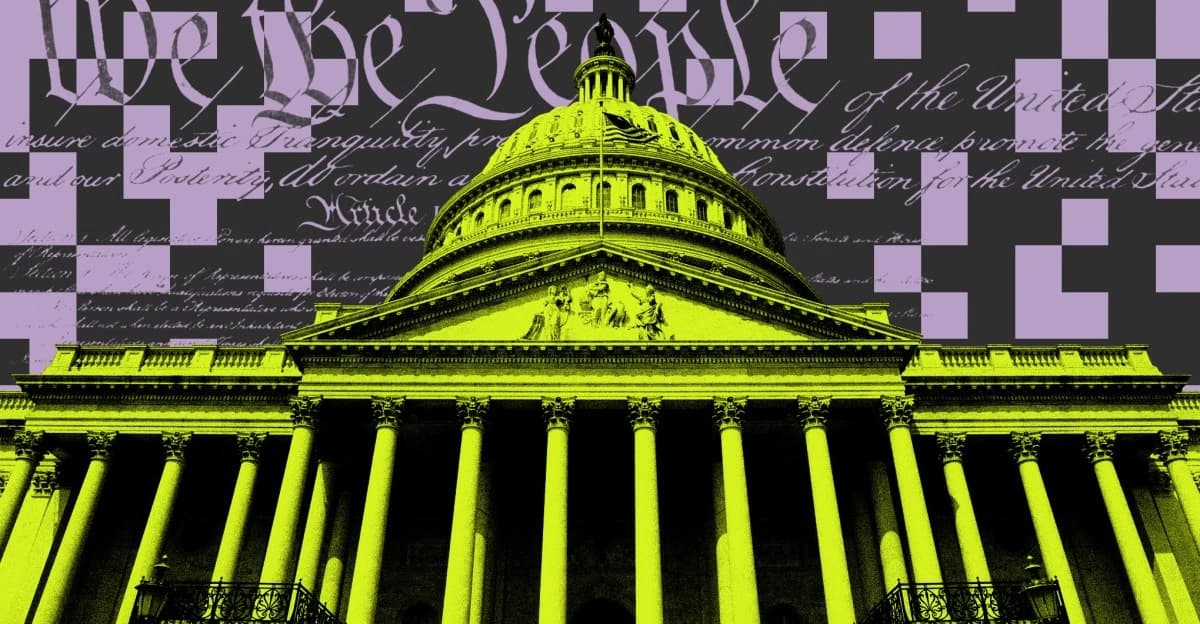 Capitólio dos Estados Unidos em imagem que ilustra o debate político sobre regras para inteligência artificial.