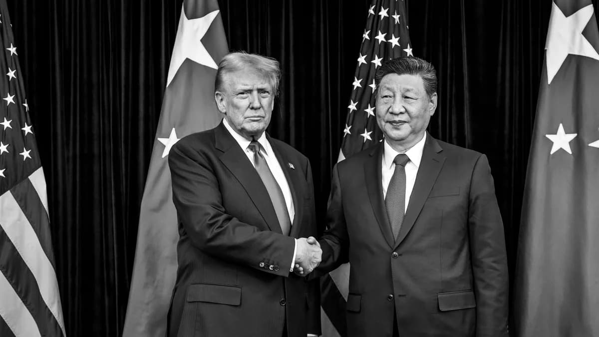 Donald Trump e Xi Jinping em imagem usada pelo Canaltech para ilustrar a disputa de inteligência artificial