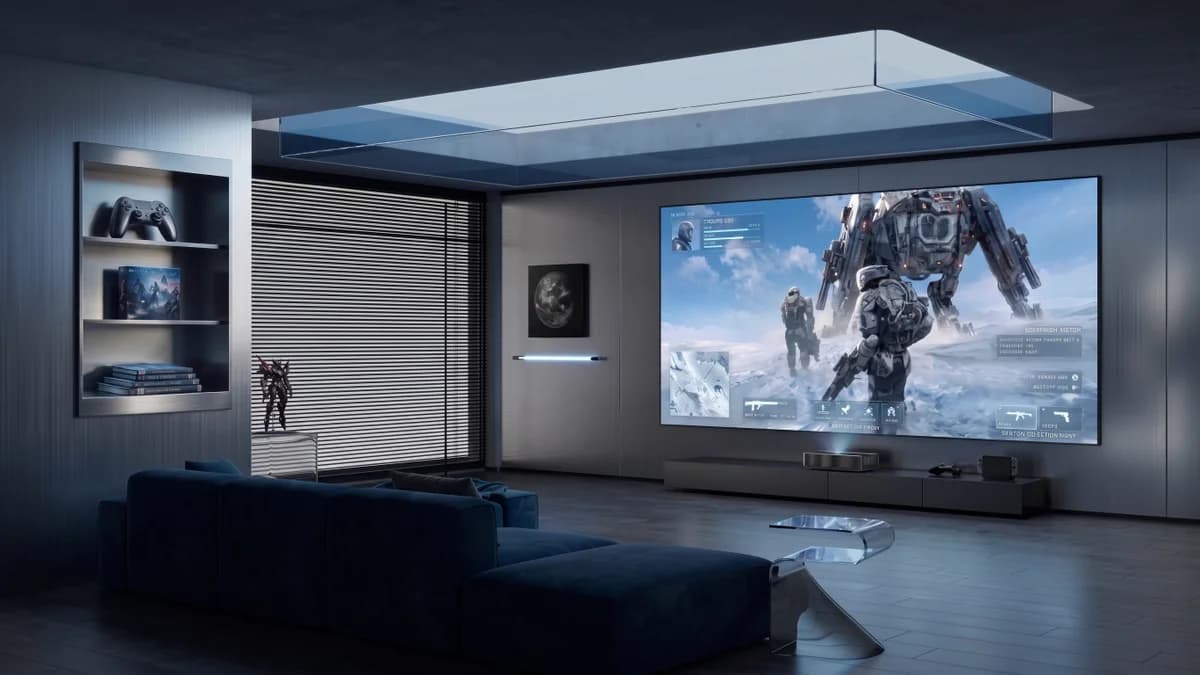 Projetor AWOL Vision LuxVision com lente móvel para 4K a 120 Hz