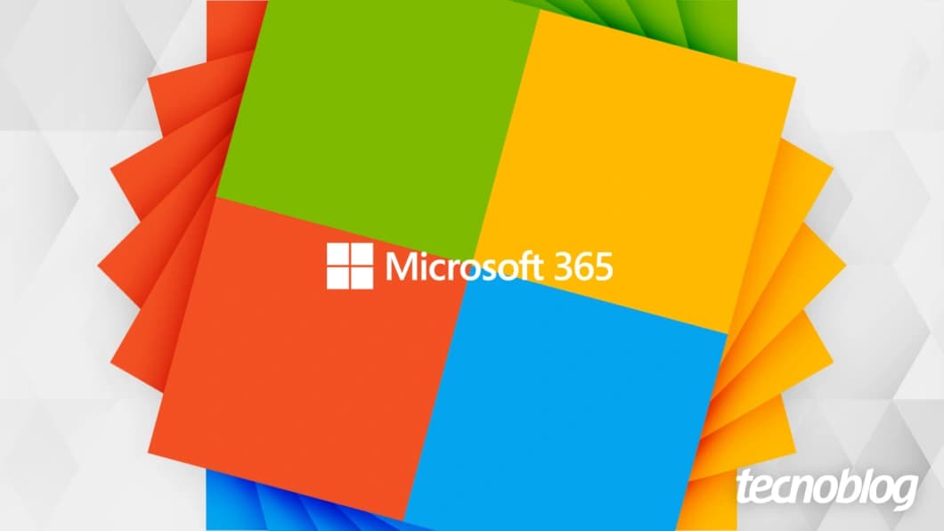 Arte com o logotipo do Microsoft 365 e a interface do pacote openDesk