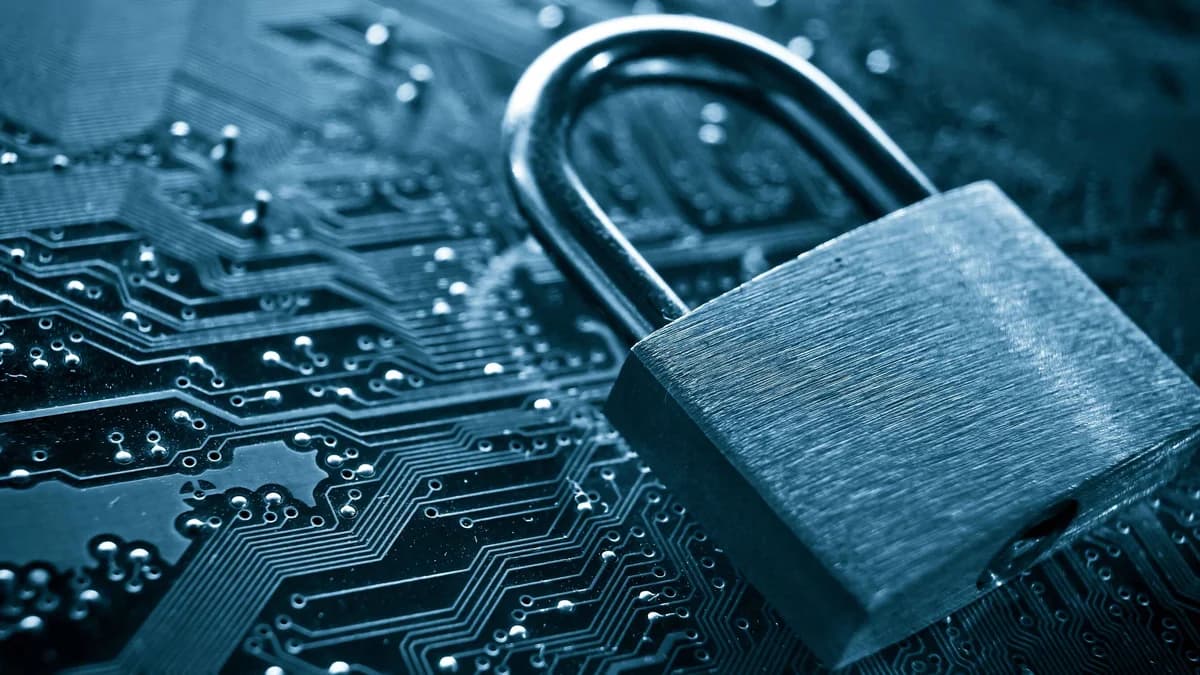 Ilustração de proteção de dados e privacidade em serviços digitais