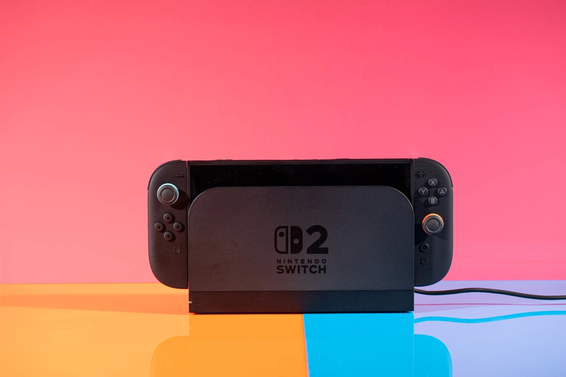 Nintendo Switch 2 conectado a uma televisão