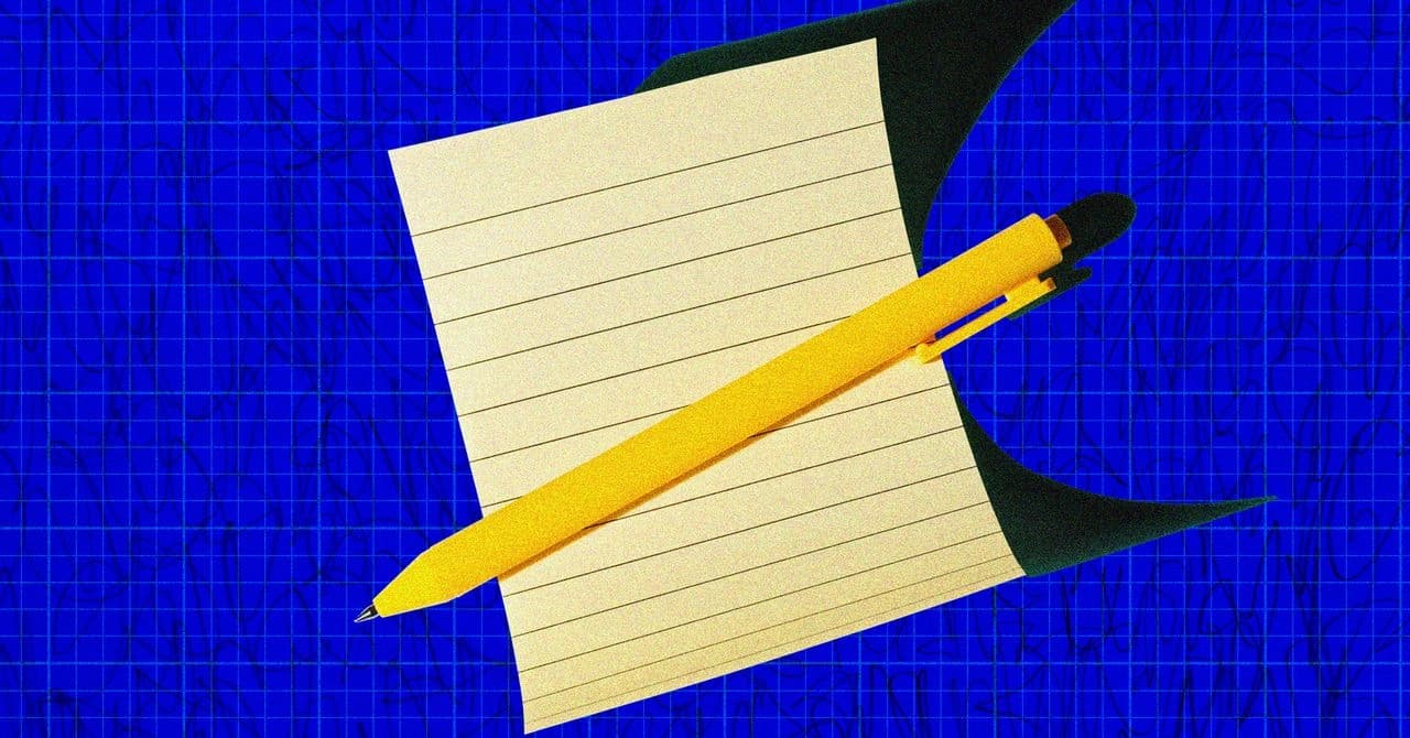 Ilustração de um documento digital simples para organizar tarefas