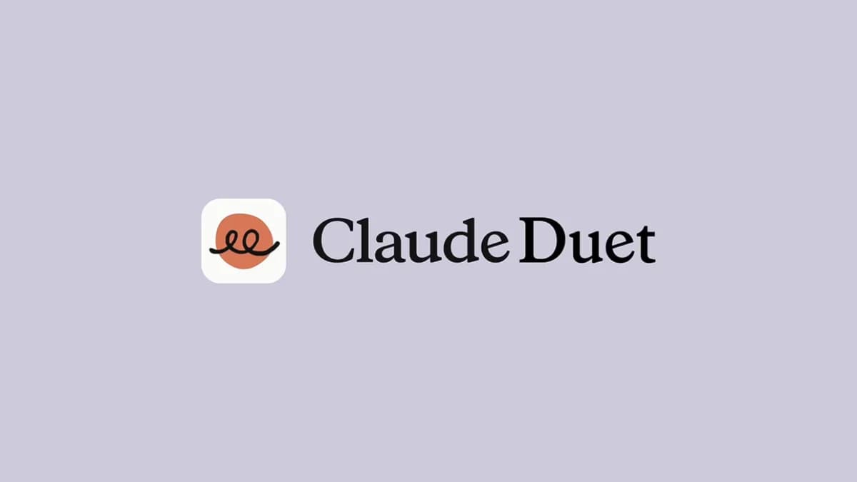 Tela do Claude Duet representando um assistente de inteligência artificial