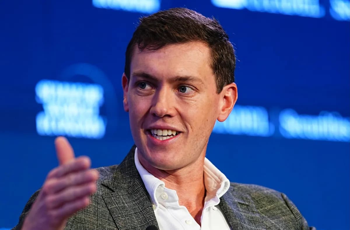 Garrett Langley, CEO da Flock Safety, em uma fotografia de arquivo