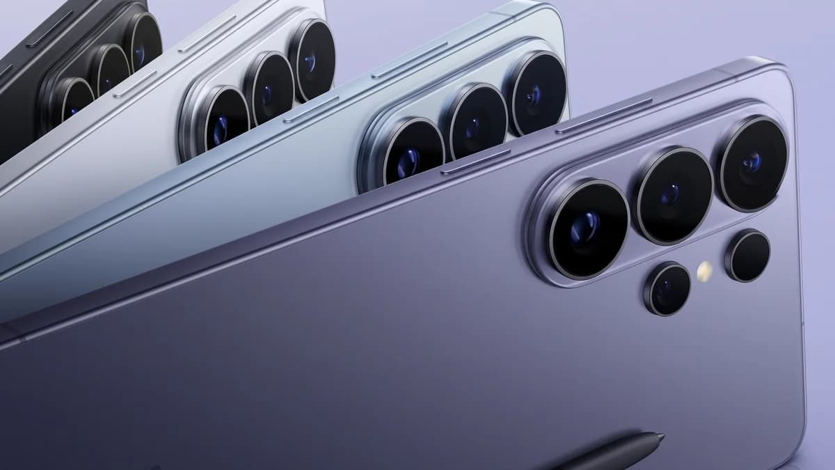 Imagem promocional do Galaxy S26 Ultra associada à tecnologia UWB e à localização de acessórios