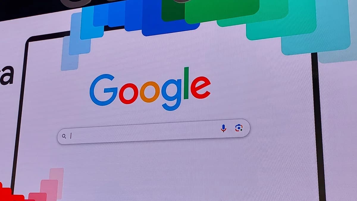 Tela que mostra a interface de busca do Google com recursos de inteligência artificial