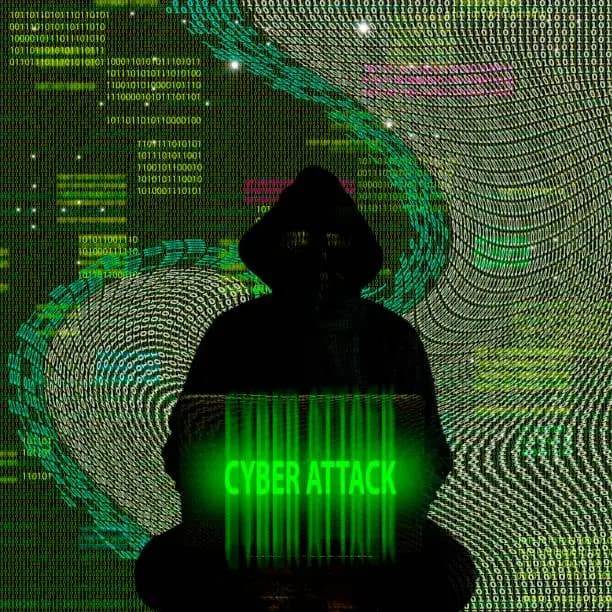 Ilustração de um ataque cibernético contra uma ferramenta de inteligência artificial