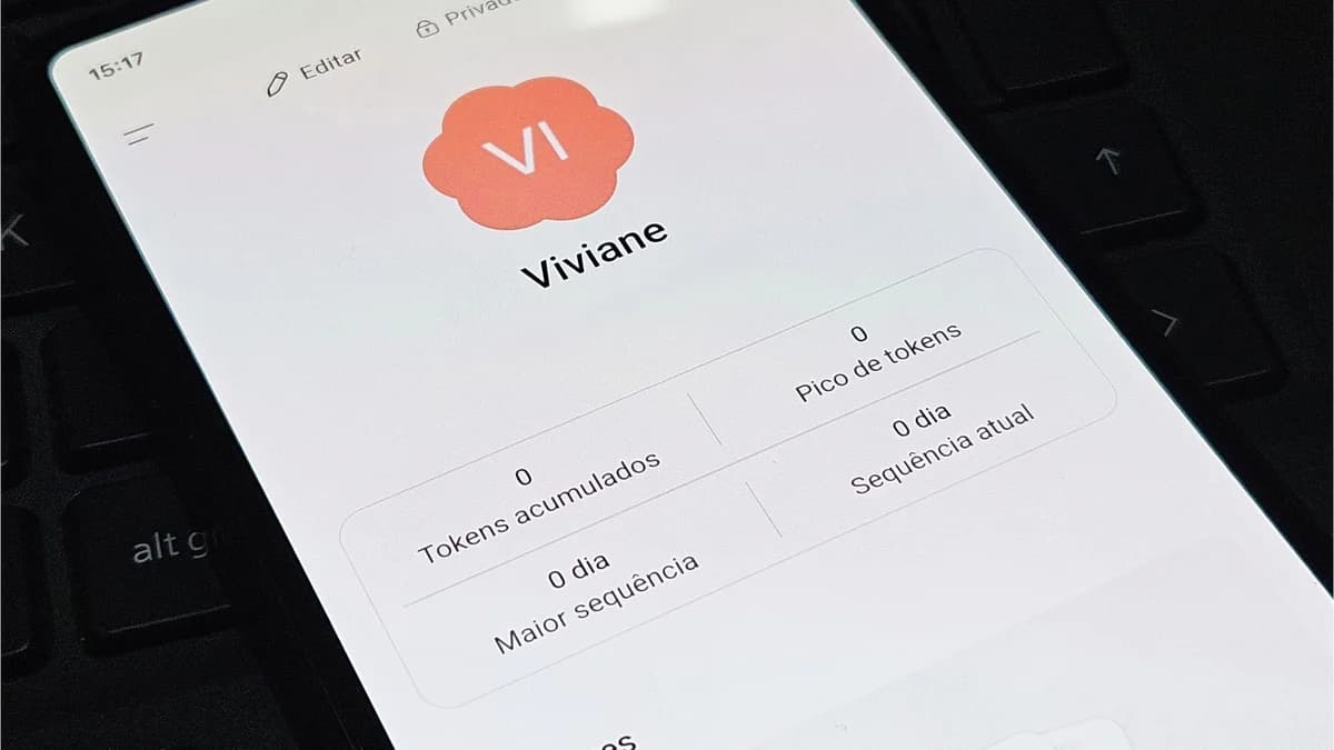 Tela de perfil compartilhável do ChatGPT