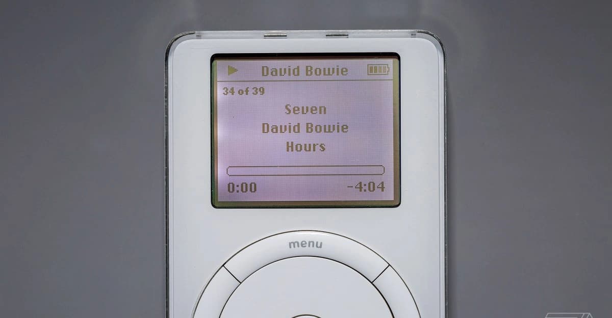 Tocadores de música portáteis que representam a história dos MP3 players