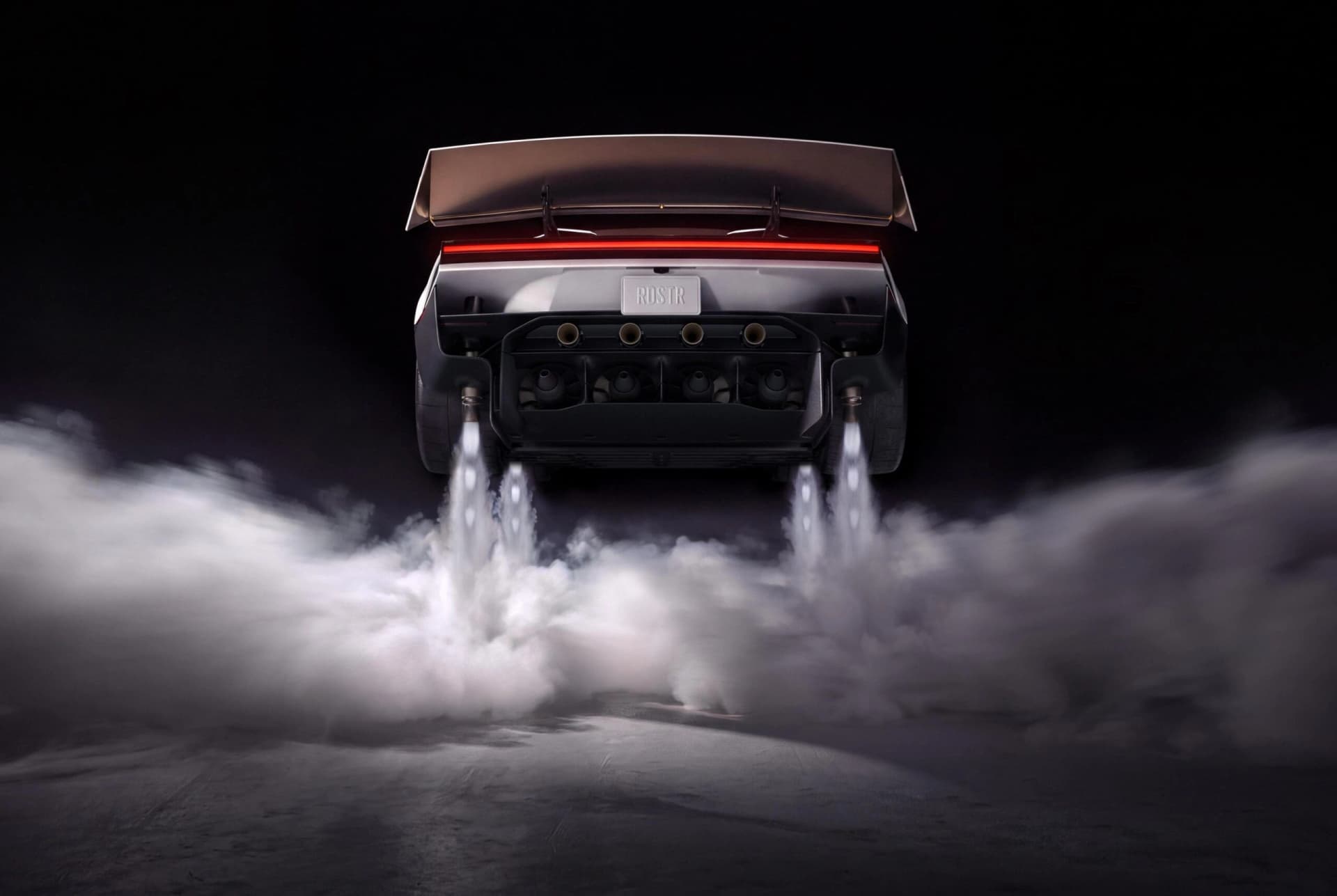 Tesla Roadster demonstrado no ar durante apresentação da nova geração