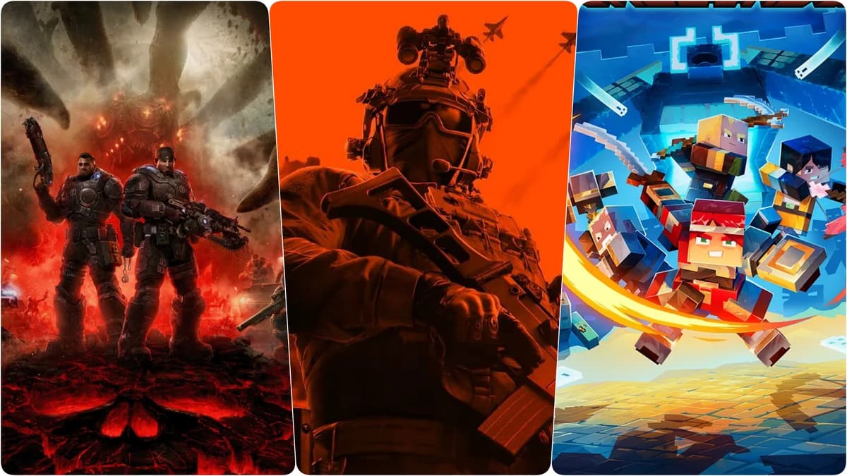Arte promocional dos jogos que chegam ao Xbox Game Pass em outubro de 2026